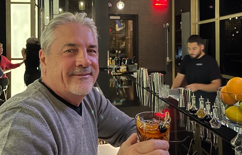 men's health & wellness event - a photo of a pharmacist enjoying a drink