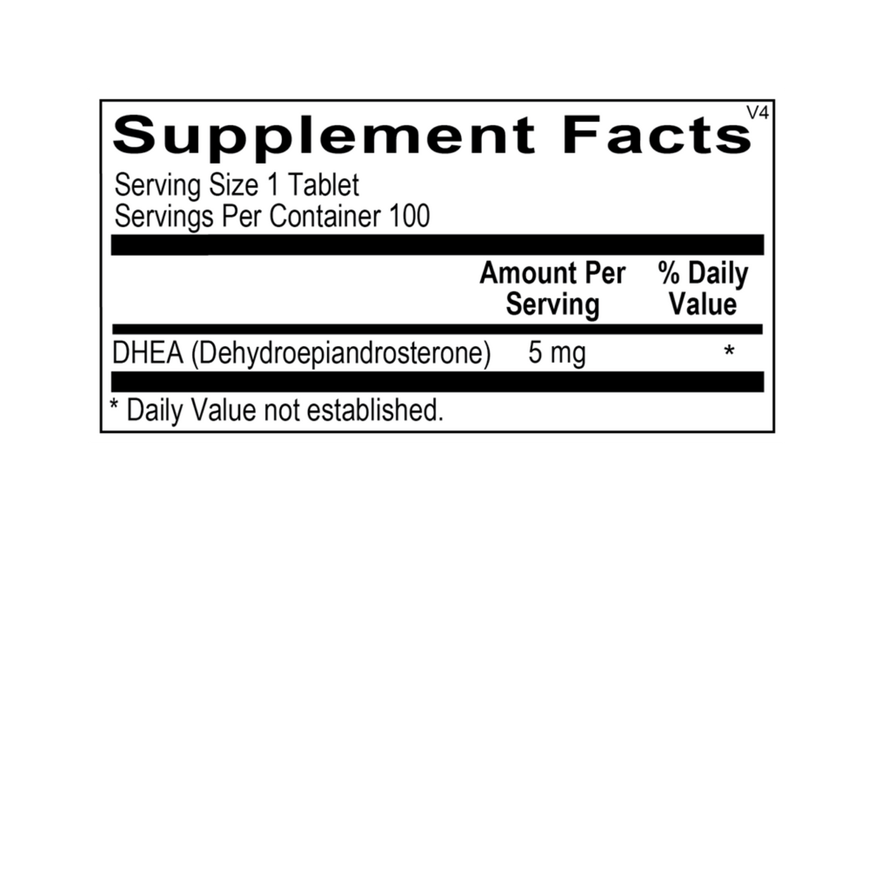 DHEA Tablets  5MG