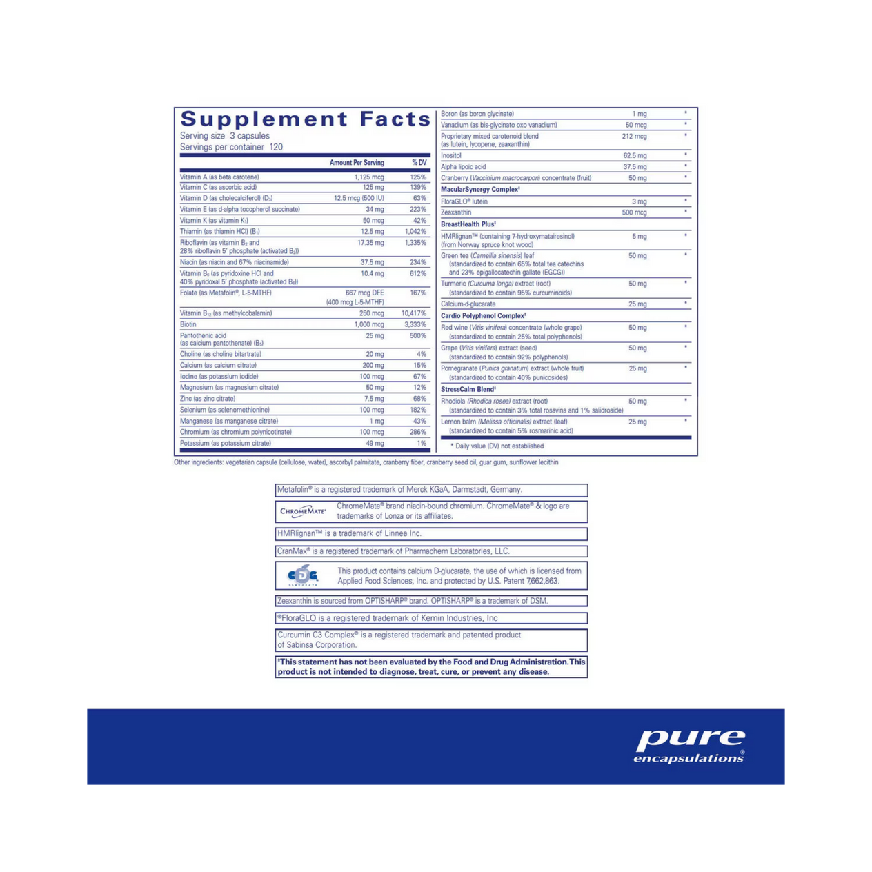 Women's Nutrients 40+