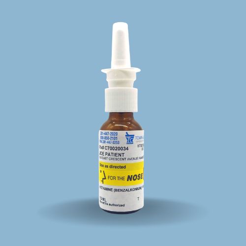 Ketamine Nasal Spray Tcc Product Blue Background 