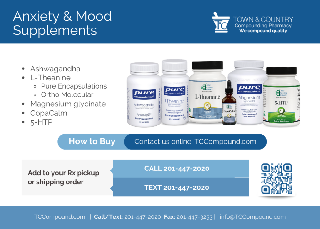 Anxiety & Mood Support Supplements