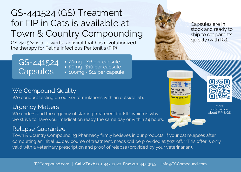 GS-441524: A Game Changer for Cats with Feline Infectious Peritonitis (FIP)