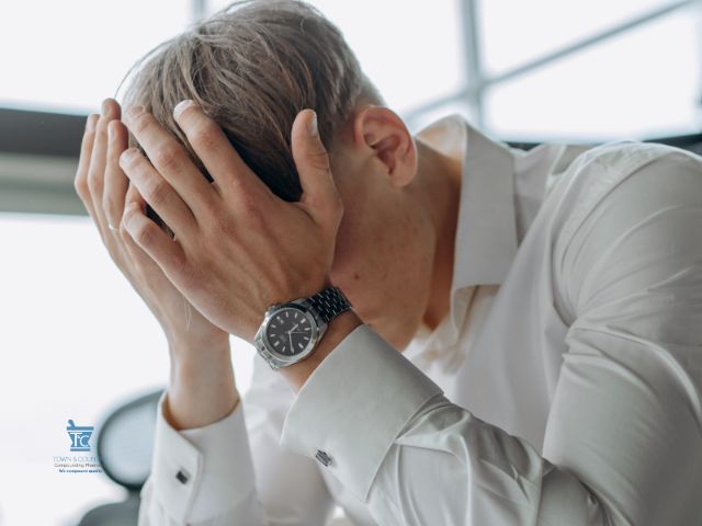 Tired Man with Low T in Need of Personalized Men's Health Solutions