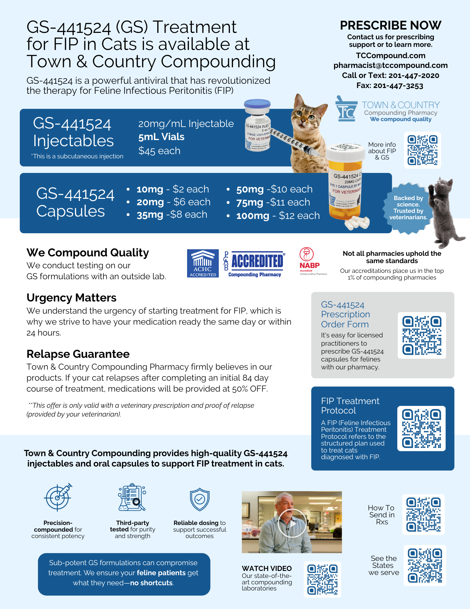 GS-441524 cat FIP treatment Feline Infectious Peritonitis injection capsules new jersey new york nearby veterinary