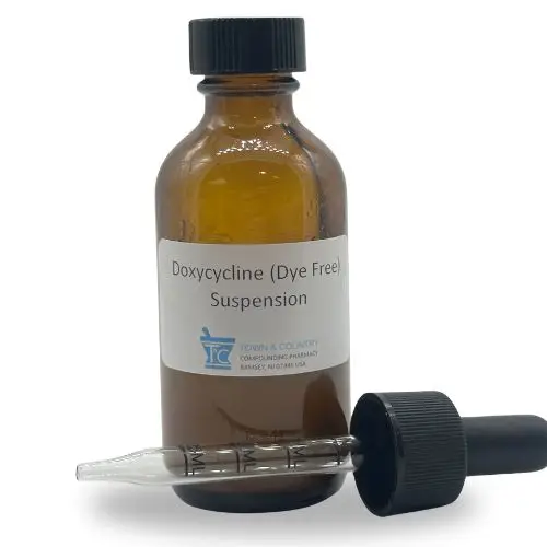 doxycycline 50 mg ml dye free suspension perio gel rx