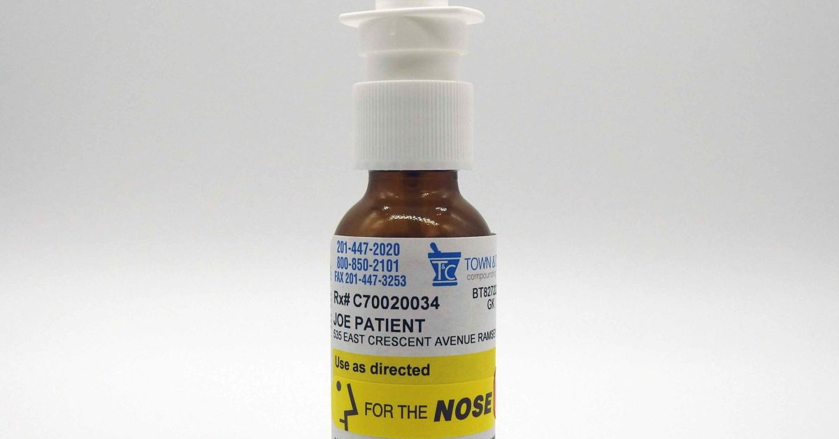 Ketamine nasal spray prescription